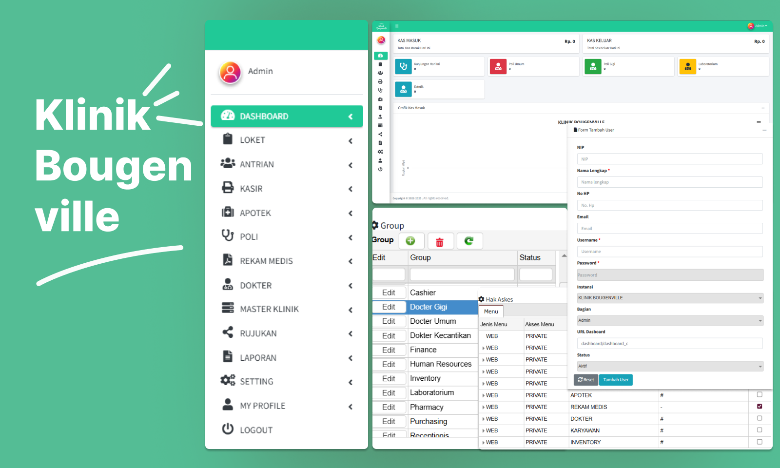 Klinik Bougenville — Clinic Management System